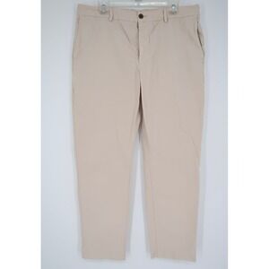 Sid Mashburn Men's 36 Beige Khaki Cotton Twill Chino Button Fly Pants Size 36x29